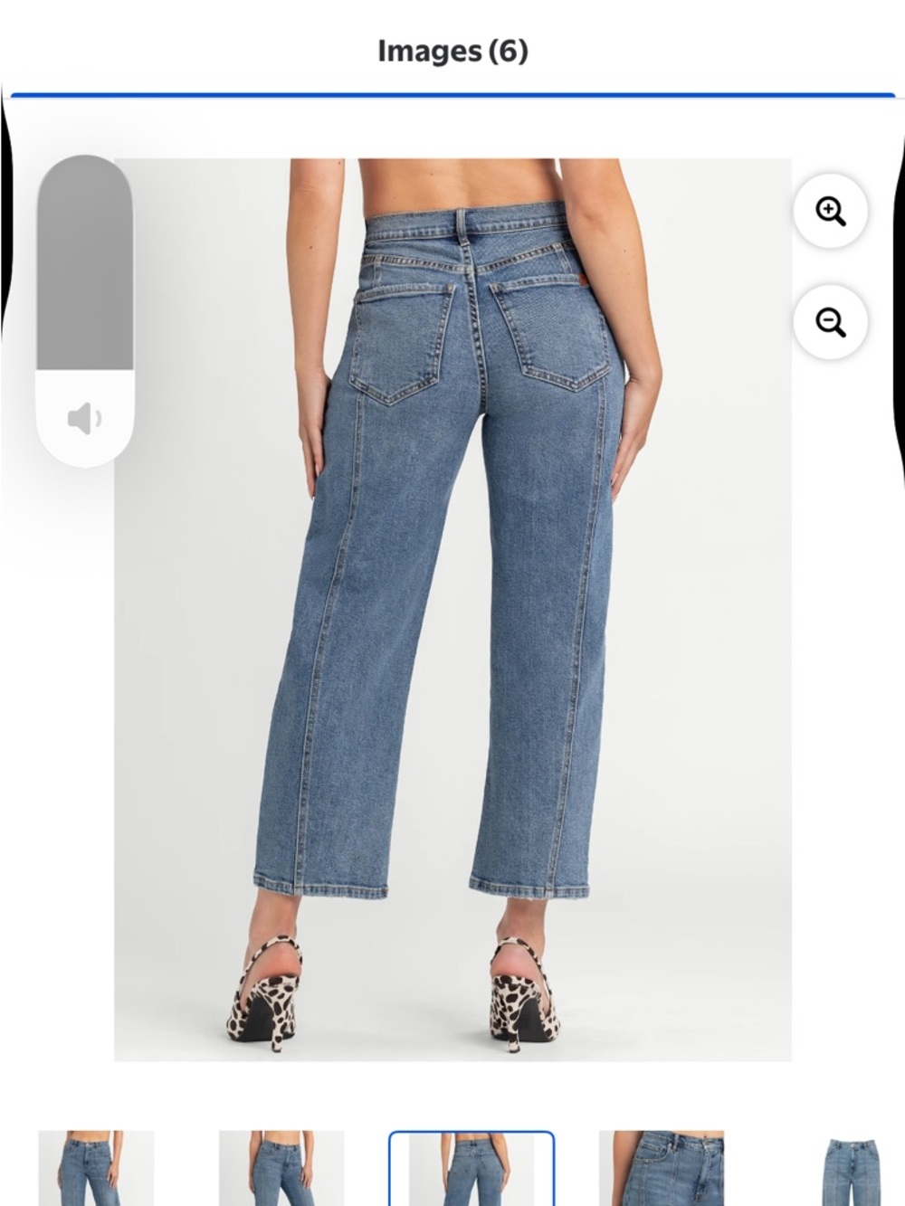 Jessica Simpson Women's Myrtle Barrel Leg Jeans, Size 6 - Picture 3 of 8